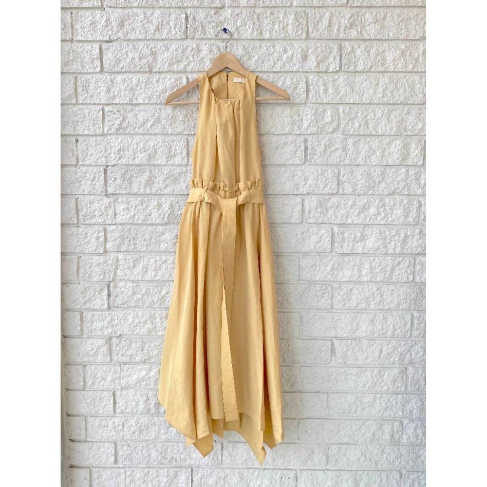 NEW ULLA JOHNSON farah dress in dune - Picture 4 of 5